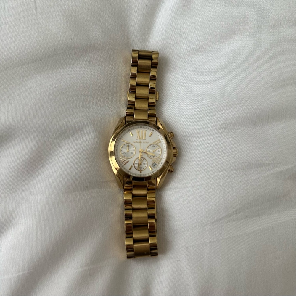 Michael Kors Gold Chronograph Watch - Picture 5 of 7